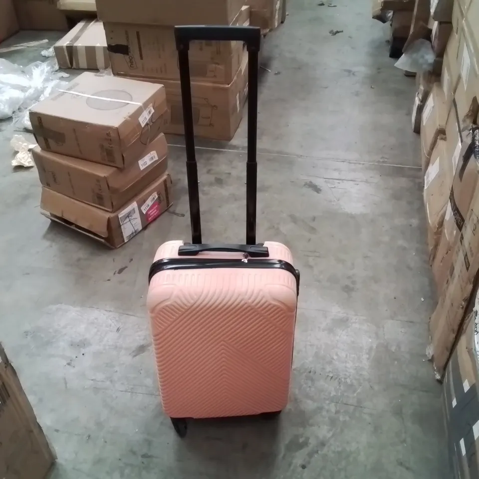 SMALL PINK HARD SHELL SUITCASE