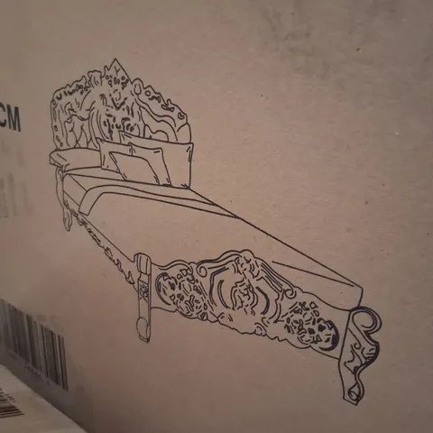 BRAND NEW BOXED HOMESDIRECT 365 SUPERKING SILVER BEDFRAME(4 BOXES)