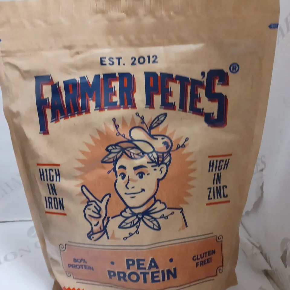 SEALED FARMER PETE'S PEA PROTEIN - 1KG