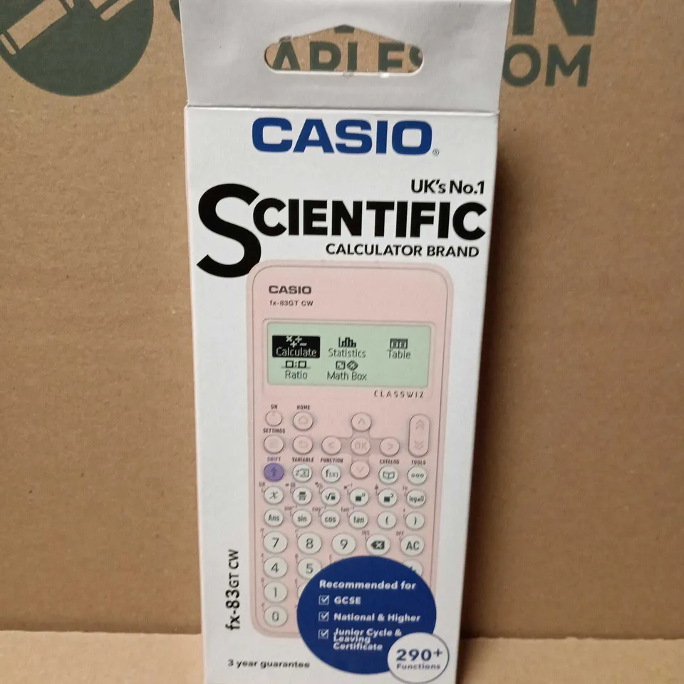 BOXED AND SEALED CASIO FX-83GTCW SCIENTIFIC CALCULATOR - PINK