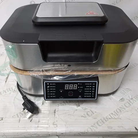 BOXED OUTLET COOK'S ESSENTIALS GRILL & AIRFRYER 5.5L