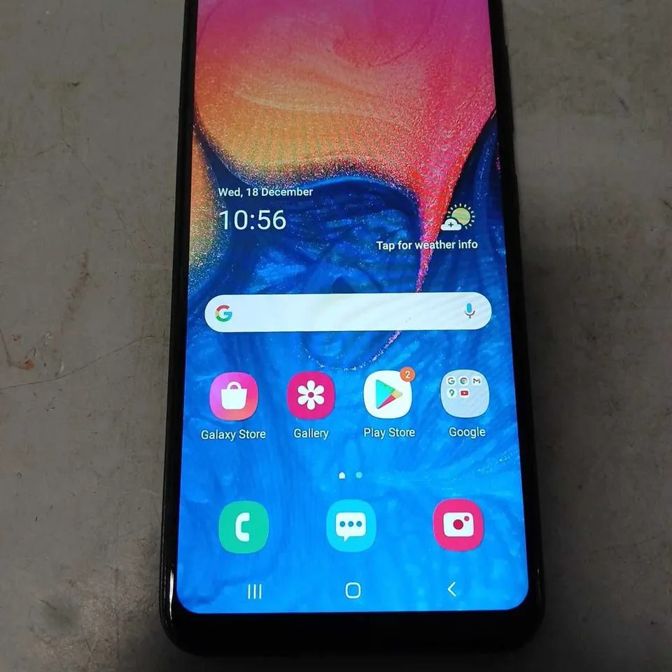 SAMSUNG GALAXY A10 SMARTPHONE IN MIDNIGHT BLACK