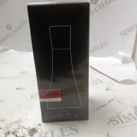 BOXED AND SEALED HUGO BOSS DEEP RED EAU DE PARFUM 90ML