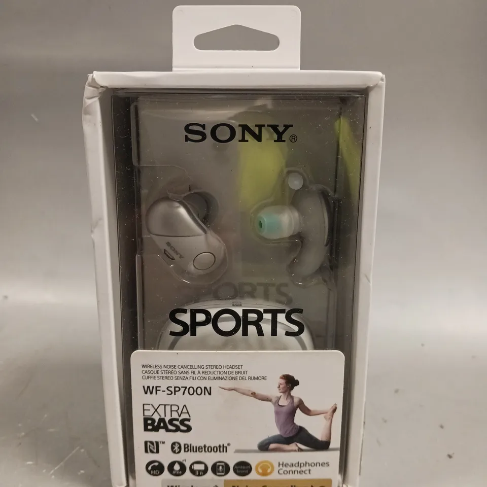 BOXED SONY WF-SP700N SPORTS WIRELESS EARPHONES 