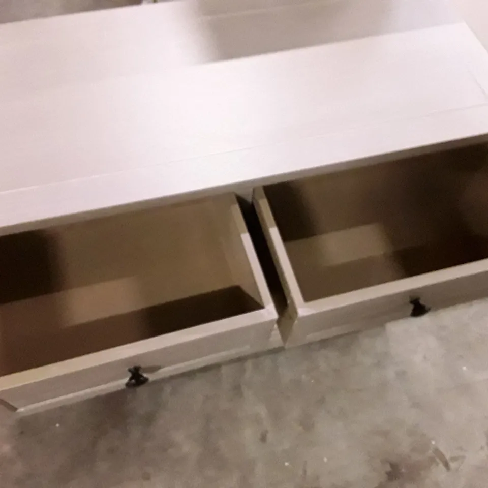 MARC 2 DRAWER 76.2CM W SOLID WOOD CHEST OF DRAWERS - LIGHT BROWN