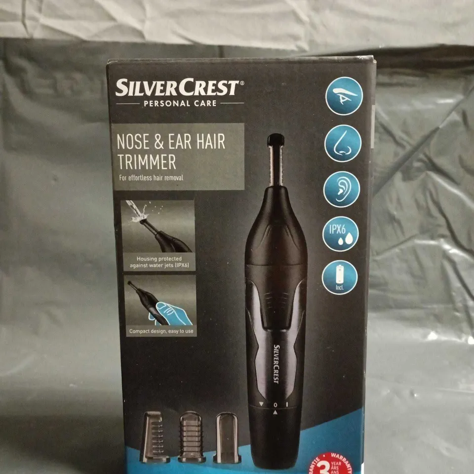 SILVERCREST NOSE & EAR HAIR TRIMMER 