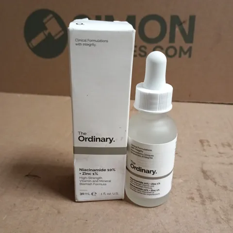 BOXED THE ORDINARY NIACINAMIDE 10% + ZINC 1% BRIGHTENING & SMOOTHING SERUM (30ML)