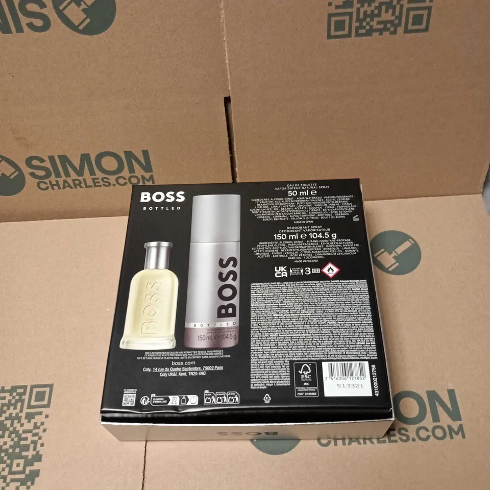 HUGO BOSS BOTTLED GIFT SET – 50ML EDT + 150ML DEODORANT