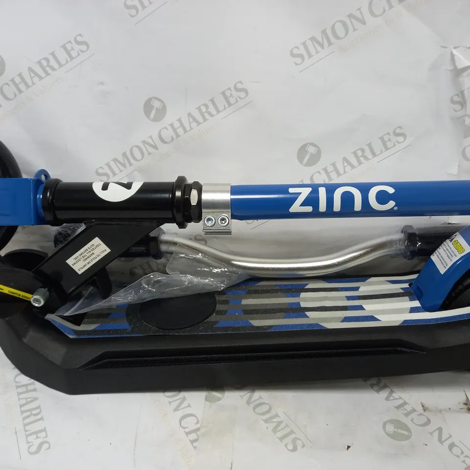 ZINC E4 MAX ELECTRIC SCOOTER - BLUE RRP £419.97