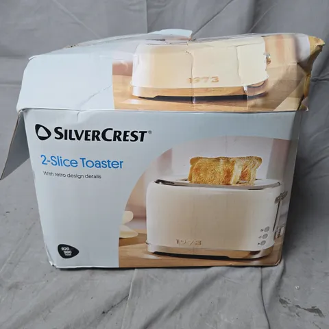SILVERCREST 2-SLICE TOASTER – BOXED