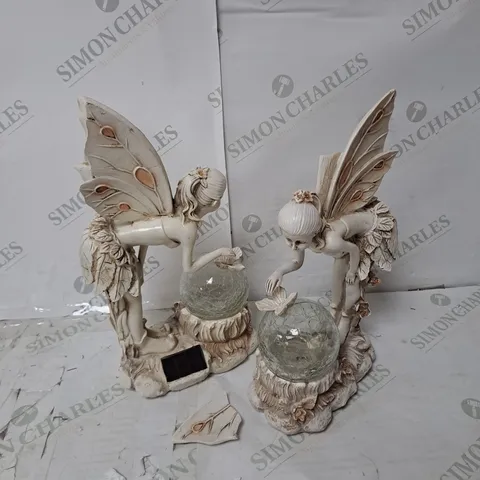 BOXED GARDEN REFLECTIONS SET OF 2 SOLAR FAIRIES