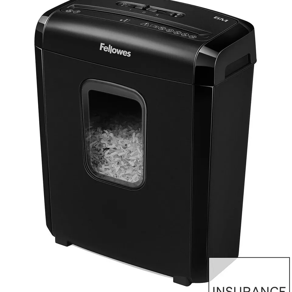 FELLOWES POWERSHRED 6M SHREDDER (MINI CUT) 230V