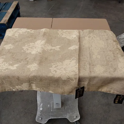 BAGGED SET OF 2 PRIME LINENS VIRGINIA CUSHION COVERS IN GOLD - 22 x 22CM (1 ITEM)