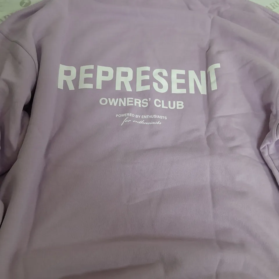 REPRESENT OWNERS CLUB LIGHT PINK HOODIE - XL