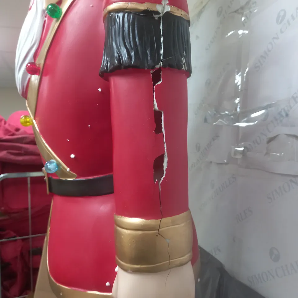 FESTIVE 5FT PRE-LIT INDOOR OUTDOOR NUTCRACKER - COLLECTION ONLY 