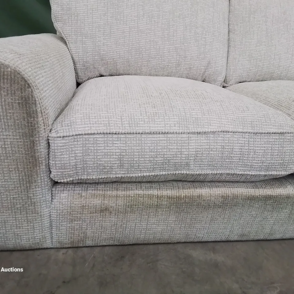 DESIGNER ARLO DESIGN FABRIC UPHOLSTERED 2 SEATER SOFA 