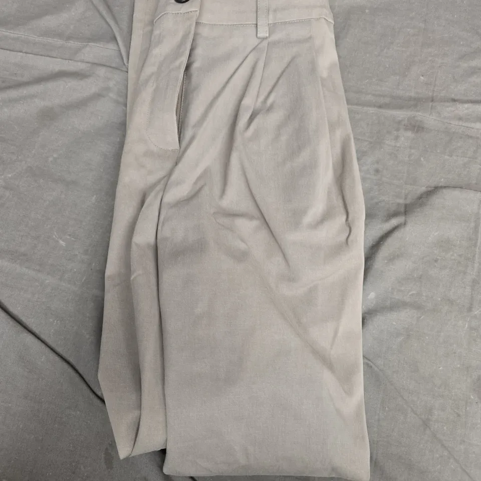 BETHANY BARREL LEG TROUSERS – WOMEN’S BEIGE, UK 10 (EU 38 / US 6)