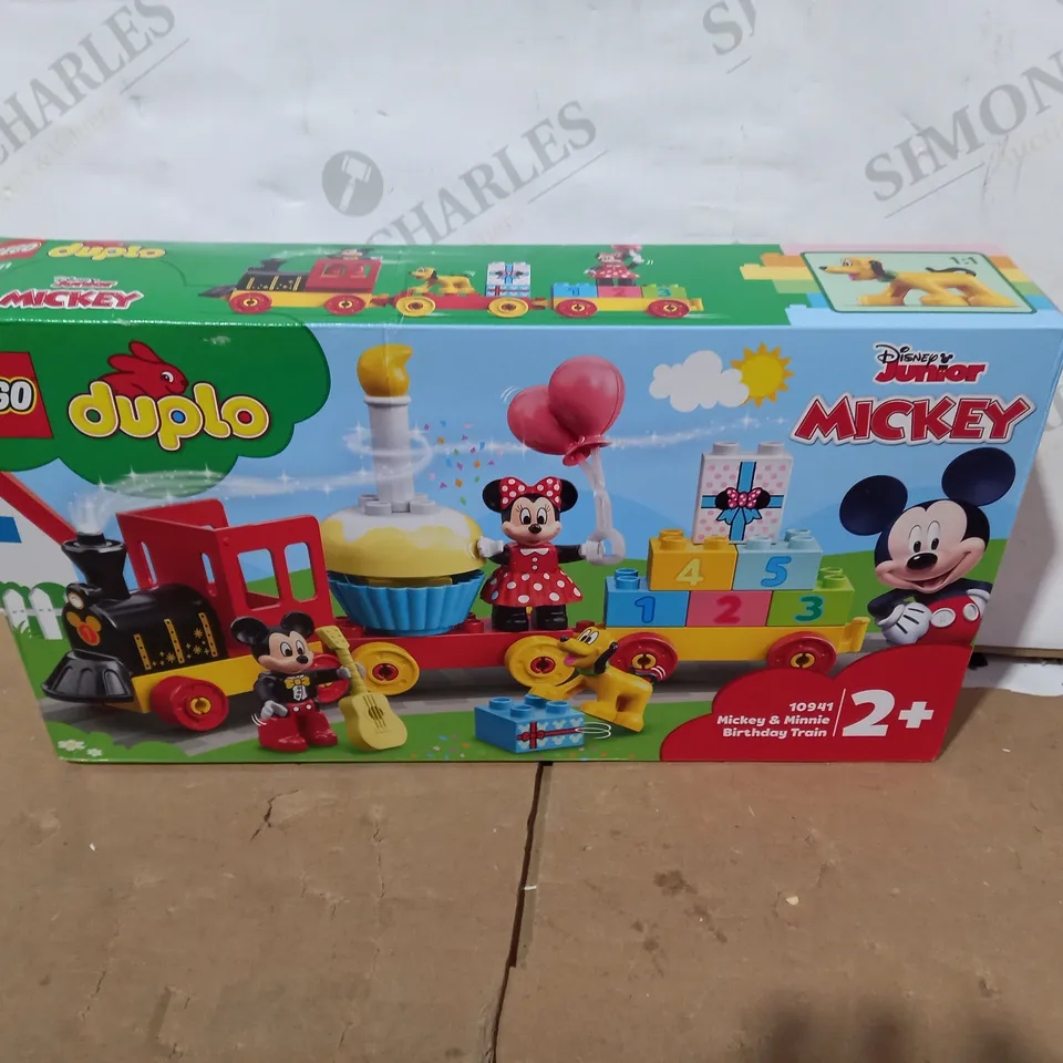 BOXED LEGO DUPLO DISNEY MICKEY & MINNIE BIRTHDAY TRAIN TOY 10941 RRP £28.99