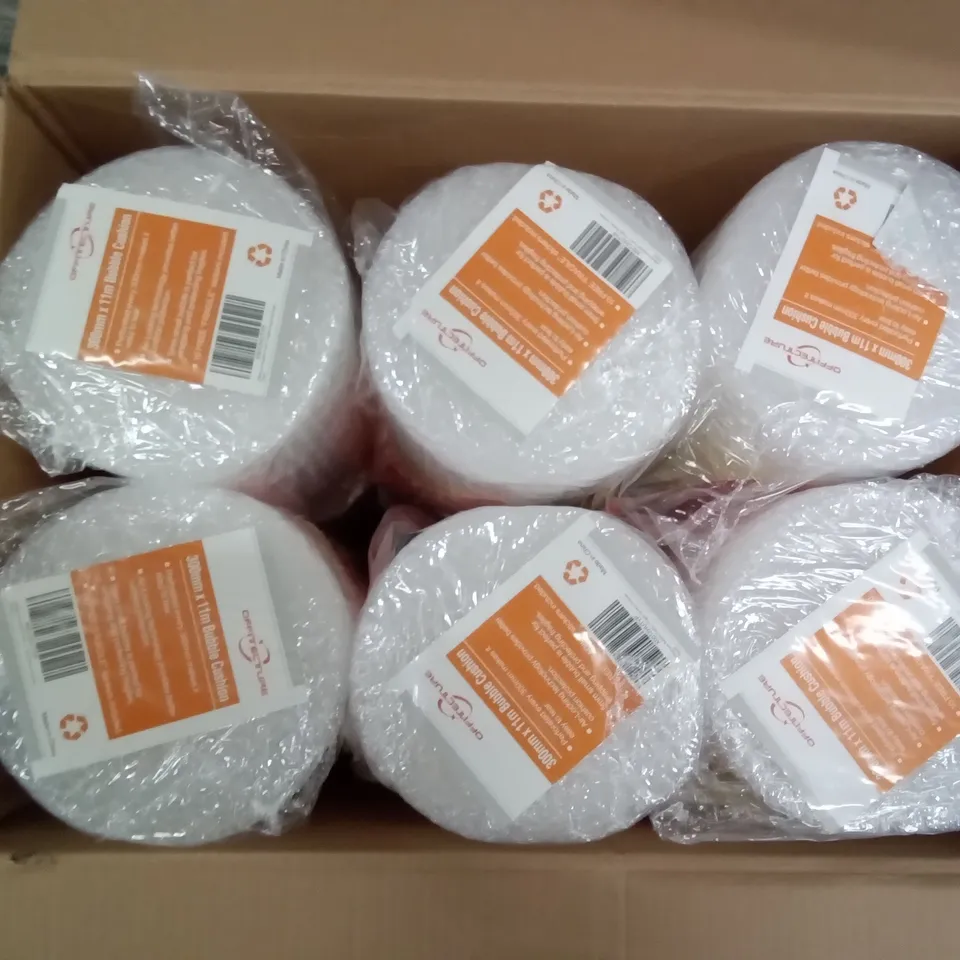 PALLET OF APPROXIMATELY 20 BOXES OF 12 OFFITECTURE 300MM BUBBLE WRAP ROLLS 