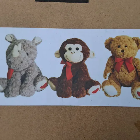 PALLET CONTAINING 10 6-PACK BOXES OF BRAND NEW VALENTINES MEDIUM PLUSHIES