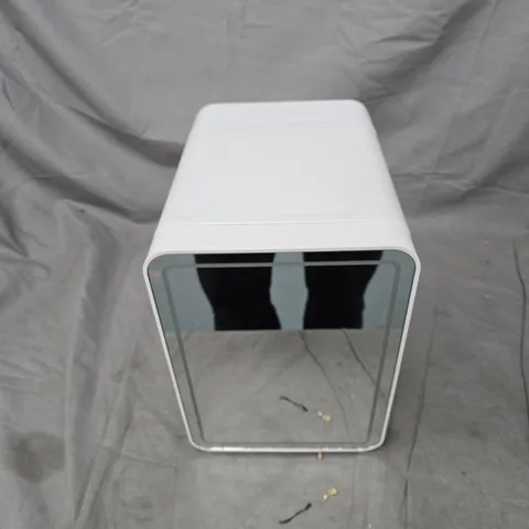 LED MIRROR 4L MINI BEAUTY FRIDGE – WHITE, WITH MANUAL