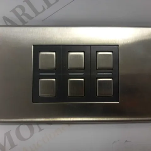 LIGHTWAVE LP23 SMART DIMMER 3 GANG STAINLESS STEEL