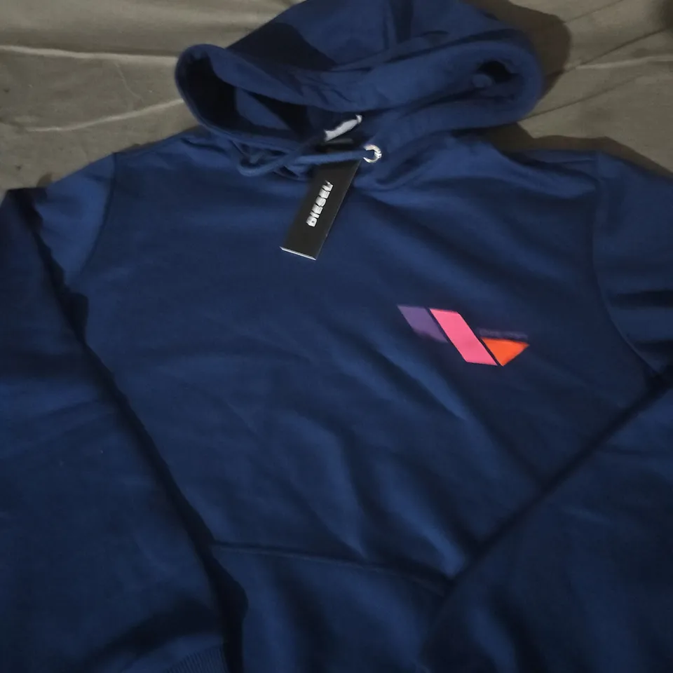 DIESEL GRAPHIC HOODIE - NAVY - SIZE M