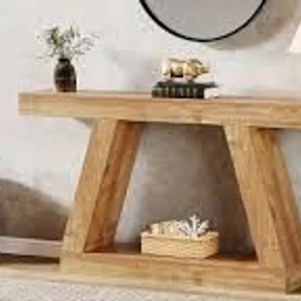 BOXED 140CM CONSOLE TABLE