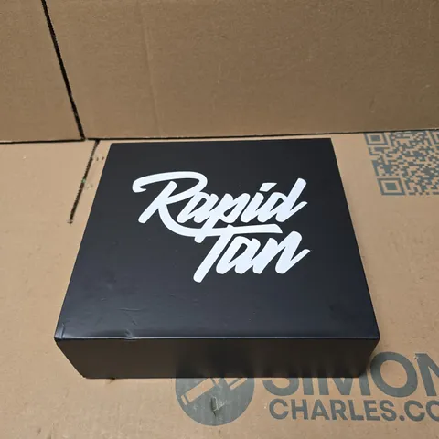 RAPID TAN 4 ITEM SET IN VANITY CASE WITH BRANDED BAG. BOXED