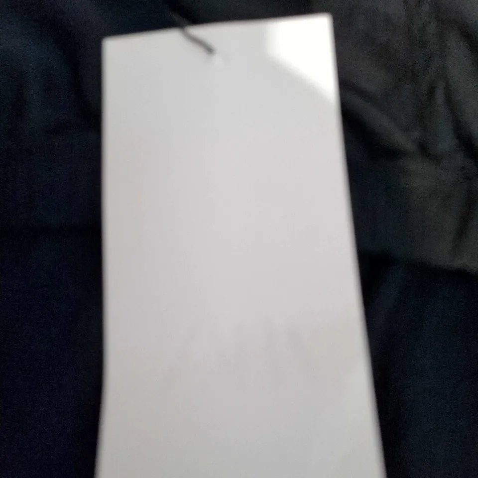 ZARA BLACK WOMEN'S PANTS – ELASTICATED WAIST, DRAWSTRING, SIZE UK L