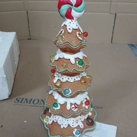 LED GINGERBREAD TREE CHRISTMAS DECORATION