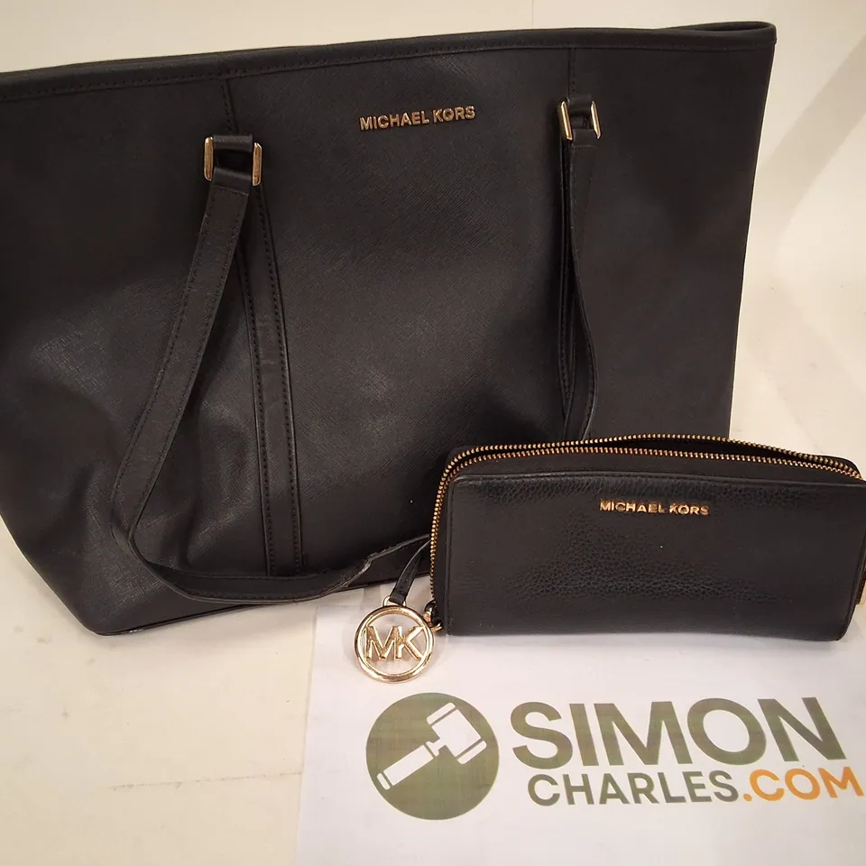 MICHAEL KORS WOMEN'S LARGE TOTE HAND BAG WITH PURSE