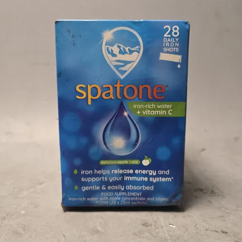 SPATONE APPLE LIQUID IRON SUPPLEMENT 28 X 20ML SACHETS