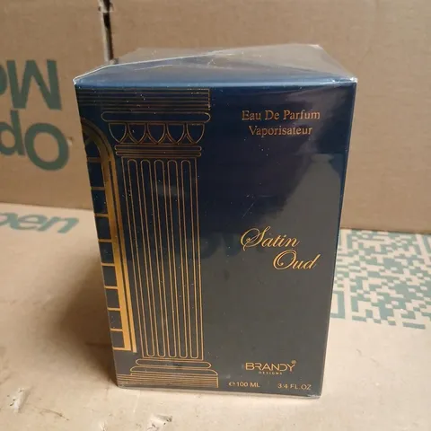 BOXED AND SEALED BRANDY DESIGNS SATIN OUD EAU DE PARFUM 100ML