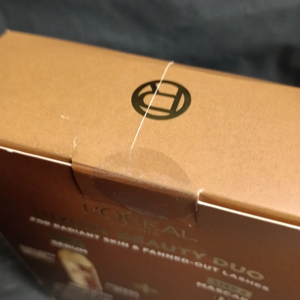 L’ORÉAL PARIS LUXURY BEAUTY DUO GIFT SET – SERUM & MASCARA (BOXED)