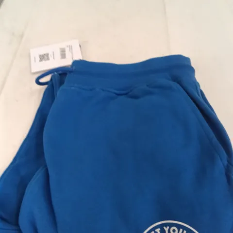 BOX TO CONTAIN BRASS MONKEY JOGGERS - BLUE SIZE SMALL APPROXIMATELY 10