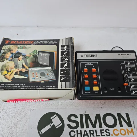 BINATONE TV MASTER MK6 – MAGNAVOX LICENSED TV GAME CONSOLE (BOXED)