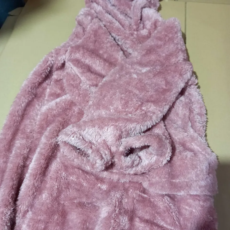 COZEE HOME FLUFFY LONGLINE HOODED LOUNGER