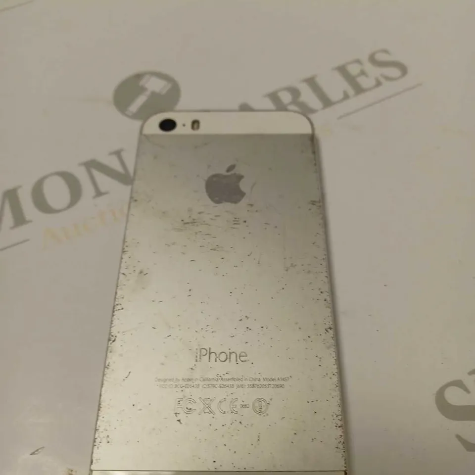 APPLE IPHONE MODEL A1457 SILVER