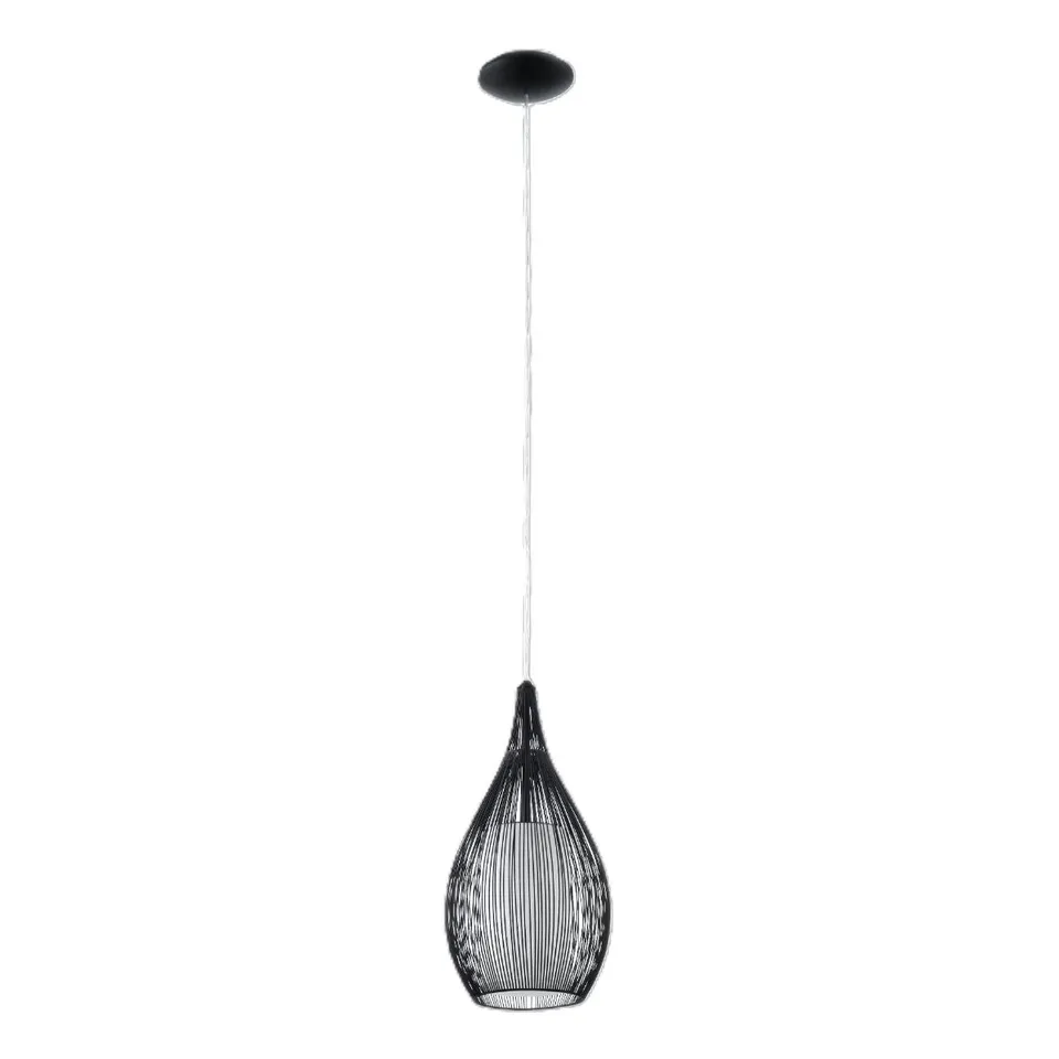 BOXED EGLO RAZONI BLACK E27 PENDANT LIGHT