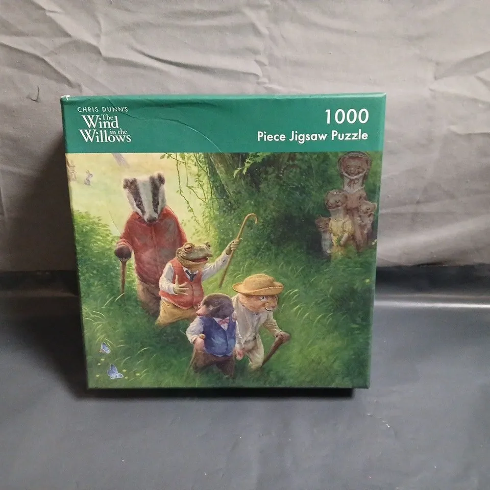 CHRIS DUNNS IND IN THE WILLOWS 1000-PIECE JIGSAW PUZZLE