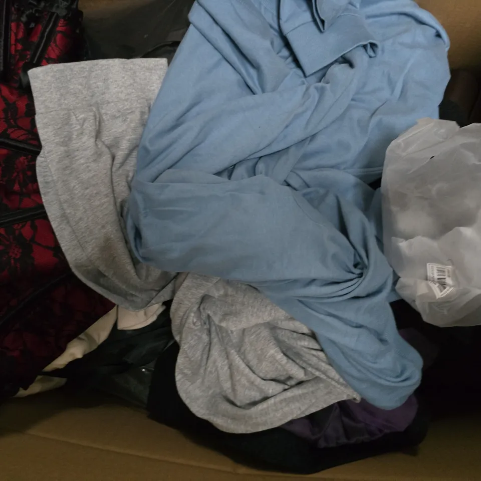 APPROXIMATELY 25 ASSORTED CLOTHING AND FASHION PRODUCTS IN VARIOUS STYLES AND SIZES - COLLECTION ONLY