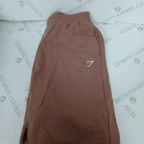 GYMSHARK LOGO CASUAL JOGGERS SIZE M