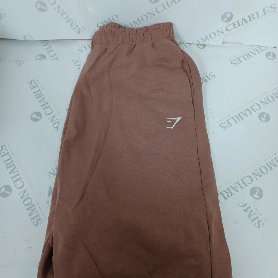 GYMSHARK LOGO CASUAL JOGGERS SIZE M