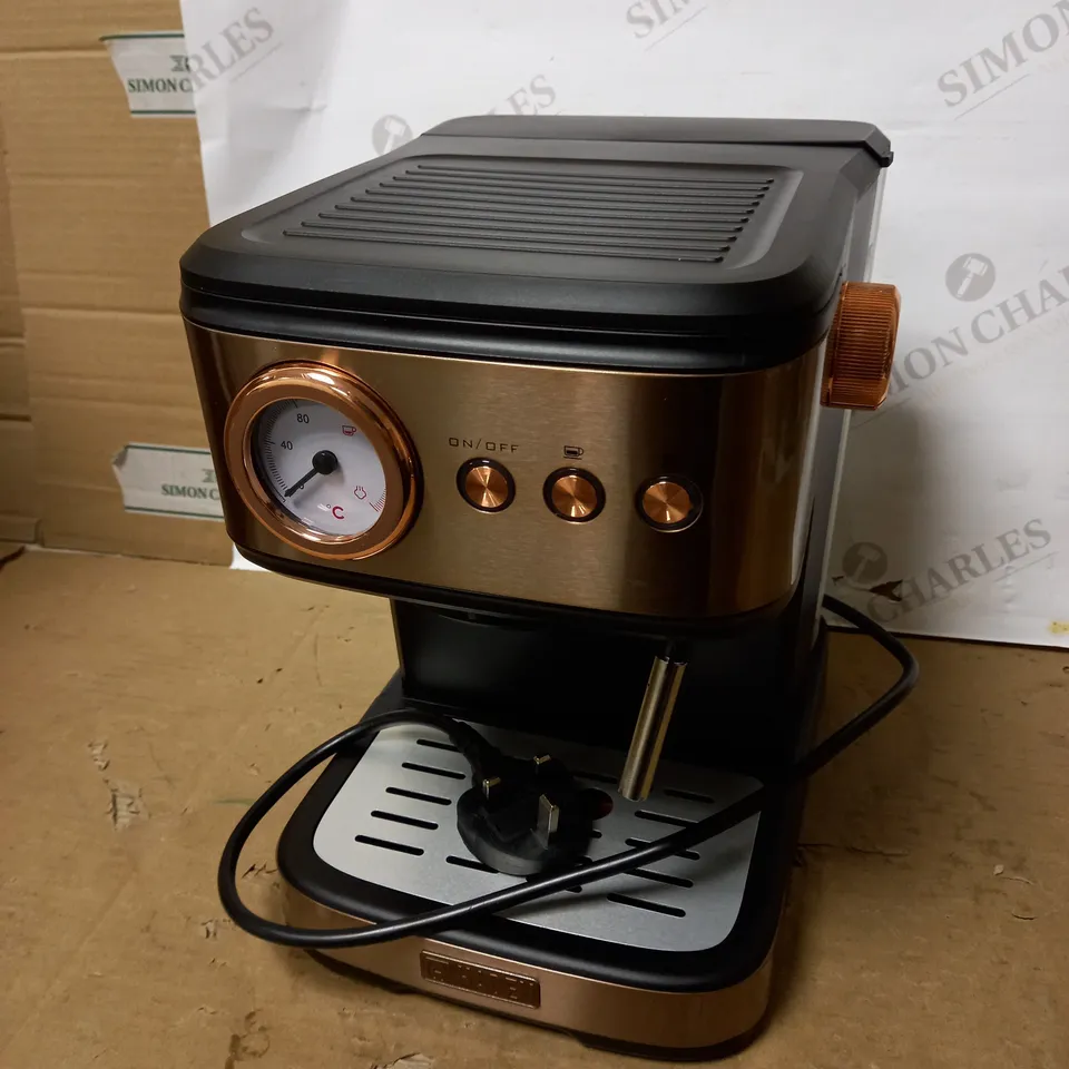 HADEN 204509 MULTIFUNCTION, STEEL ACCENTS ESPRESSO PUMP COFFEE MACHINE