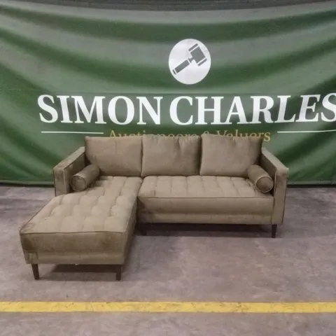 NEW ORLEANS FABRIC LEFT HAND CHAISE SOFA