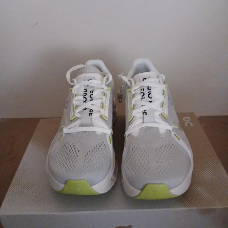 ON RUNNING CLOUDECLIPSE SHOES – WHITE/SAND, WOMEN'S UK 6.5 (US 8.5)