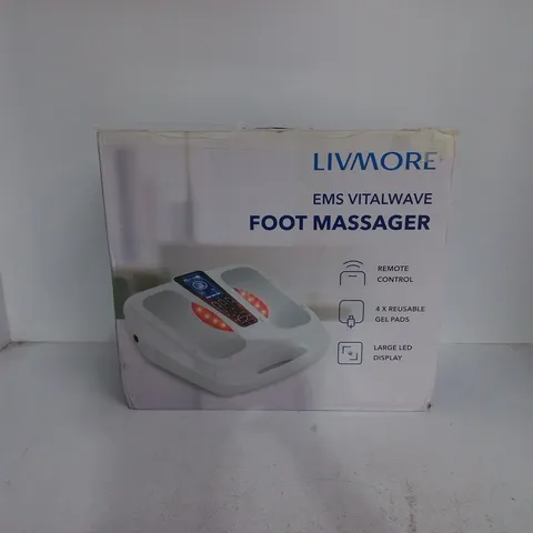 LIVMORE EMS VITALWAVE FOOT MASSAGER – BOXED