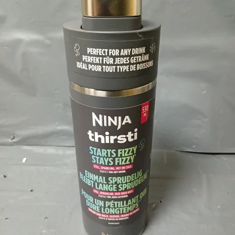 NINJA THIRSTI WATER BOTTLE AND FLASK - 530ML - GREY
