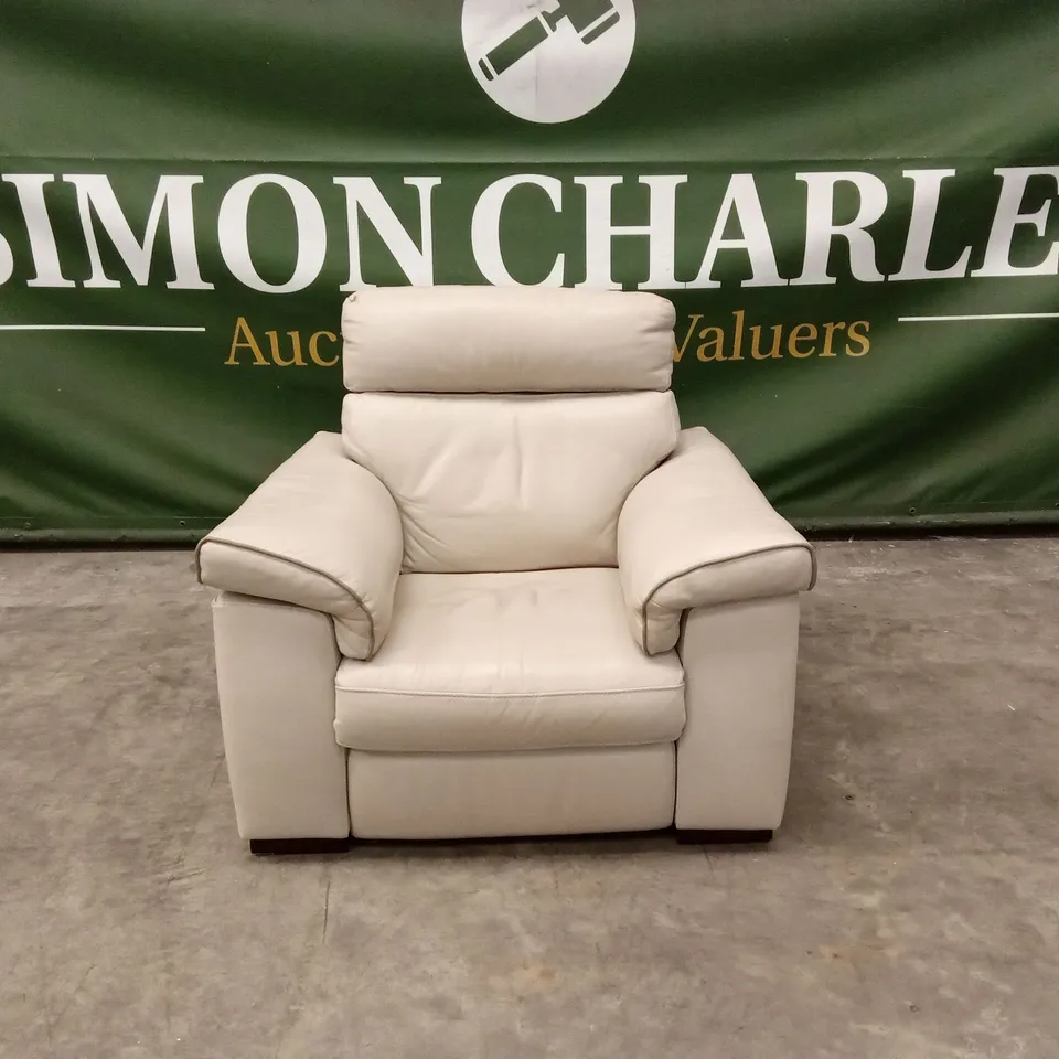 QUALITY DESIGNER LEATHER ELECTRIC RECLINER CHAIR